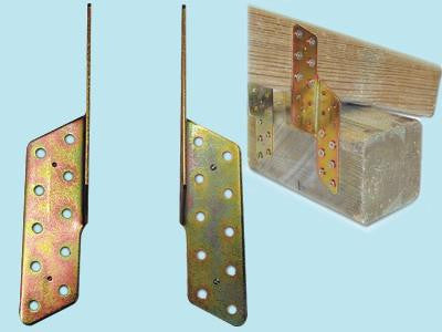 PIASTRE STAFFE ANGOLARI SFALSATE ART.853 MM.30X170