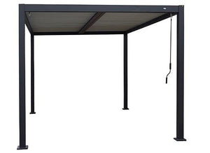 PERGOLE BIOCLIMATICHE ANTRACITE MISURA 3X3 OPPURE 3X4 H.2.4 MT