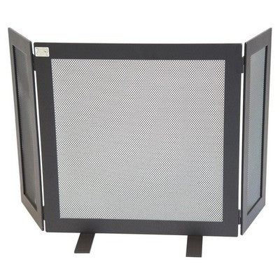 PARASCINTILLE LINEA MONZA PARAFUOCO CON PANNELLI LATERALI IN FERRO BATTUTO