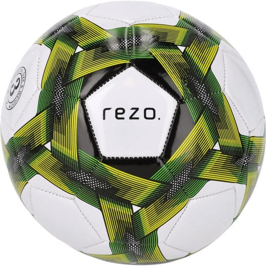 Pallone da calcio - REZO - PVC - Misura 3 - Giallo bicolore - Durevole