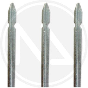 PALETTO PALETTI PER RECINZIONI A T IN ACCIAIO ZINCATO ALTEZZA MT. 1,75 PZ. 10