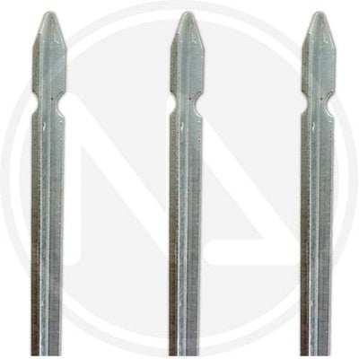 PALETTO PALETTI PER RECINZIONI A T IN ACCIAIO ZINCATO ALTEZZA MT. 2 PZ. 10