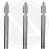 PALETTO PALETTI PER RECINZIONI A T IN ACCIAIO ZINCATO ALTEZZA MT. 2 PZ. 10