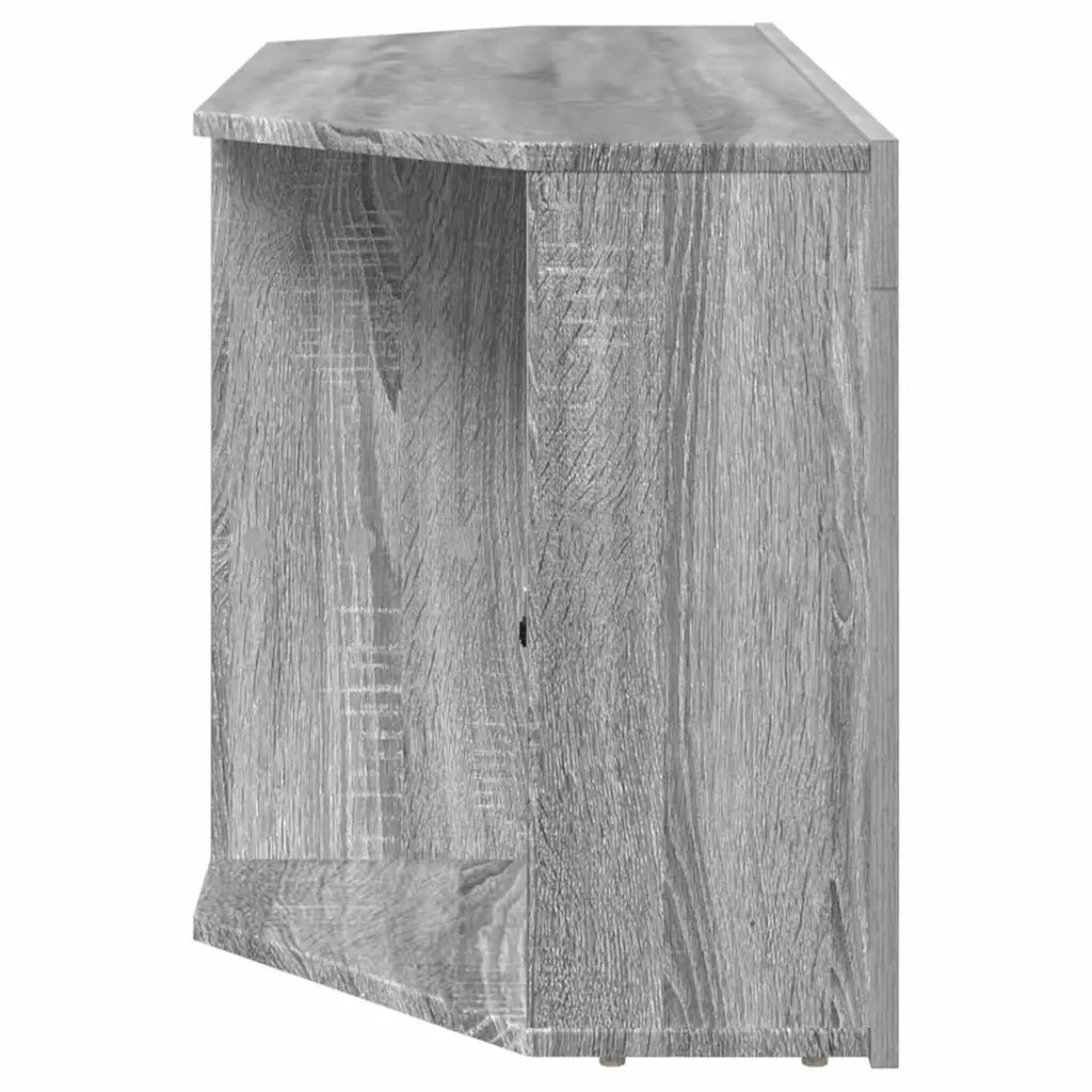 Mobile TV LED Angolare Grigio Sonoma 100 x 40 x 50 cm 889801