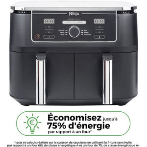 NINJA - Foodi Max - AF400EU - Friggitrice senza olio DualZone? - 2470W - 7,6L - 2 cassetti di cottura - 6 modalità di cottura