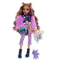 Monster High-Clawdeen Lupo-Bambola con Crescent Dog e Accessori HRP65