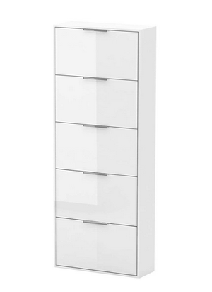 MOBILE SCARPIERA A 5 RIBALTE RIPIANI SINGOLE LINEA LAMIA CM. 15X65X164H