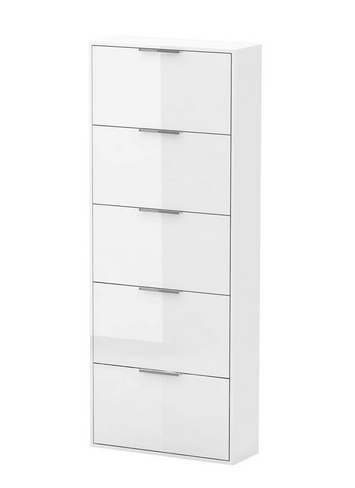 MOBILE SCARPIERA A 5 RIBALTE RIPIANI SINGOLE LINEA LAMIA CM. 15X65X164H