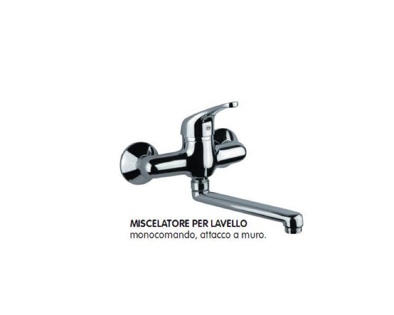 MISCELATORE PER LAVELLO A MURO SERIE KING