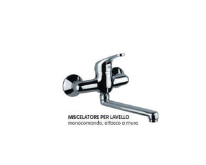 MISCELATORE PER LAVELLO A MURO SERIE KING