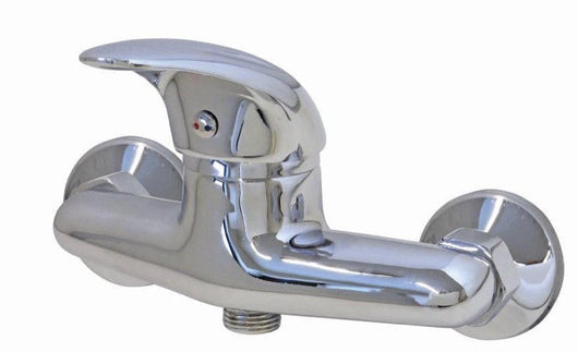 MISCELATORE DOCCIA ESTERNO PERLA IN OTTONE CROMATO  mm. 40