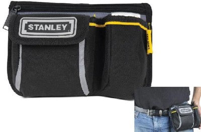 MARSUPIO DA LAVORO STANLEY CON CERNIERA E PORTA CELLULARE CM.24x6x15,5 h