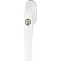 Maniglia - ABUS - FG300 W CL/DFNLI - Doppia protezione per finestre in plastica o alluminio - Testata secondo DIN 18267