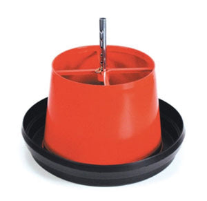 MANGIATOIA TRAMOGGIA PER POLLI CON COPERCHIO