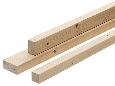 LISTELLI LISTELLO IN LEGNO ABETE PIALLATO MM.40X40 - CONFEZ 18 MT (9 PZ DA 2MT)