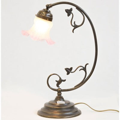 LANTERNA PLAFONIERA LAMPADA APPLIQUE DA TAVOLO OLANDESE CM. 18XH45 PARALUME