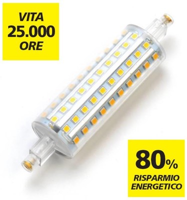LAMPADE LAMPADINA A LED MODELLO LED INNOVATION ATTACCO R7s 10W 1000 LUMEN