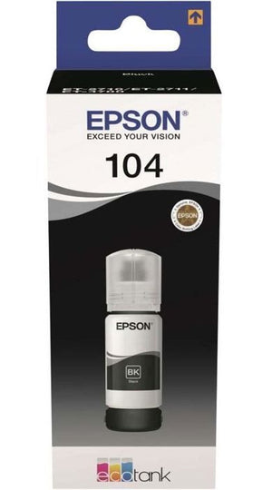 Kit di ricarica inchiostro EPSON Epson EcoTank 104 - Nero - Inkjet - 4500 pagine - 1 unità