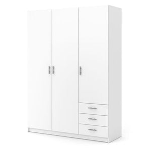 KIT ARMADIO SPRINT 3 ANTE E 3 CASSETTI CM. 147X50X200H