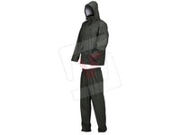 IMPERMEABILE COMPLETO GIACCA+PANTALONE LLUVIA CON TASCHE E CAPPUCCIO PER PIOGGIA