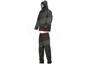 IMPERMEABILE COMPLETO GIACCA+PANTALONE LLUVIA CON TASCHE E CAPPUCCIO PER PIOGGIA