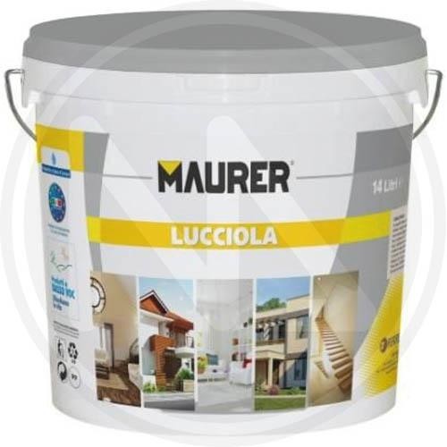 IDROPITTURA TEMPERA LUCCIOLA MAURER SEMILAVABILE PER INTERNI DA LT. 2,5 - 5 - 14