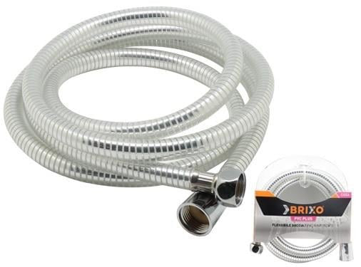 FLESSIBILI TUBO BRIXO PER DOCCIA PVC RINFORZATO CM.150 O 200 ARREDO BAGNO