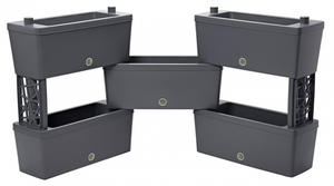 FIORIERE FIORIERA KIT COMPONIBILE 5 PEZZI BRICK CM. 59x23x27H