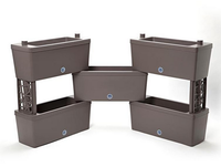 FIORIERE FIORIERA KIT COMPONIBILE 5 PEZZI BRICK CM. 59x23x27H