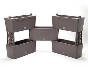 FIORIERE FIORIERA KIT COMPONIBILE 5 PEZZI BRICK CM. 59x23x27H