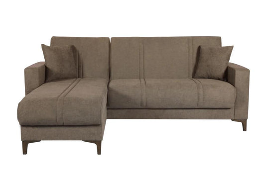 Divano Letto Con Penisola 3 Posti Angolare Reversibile Contenitore Bravo Bacos