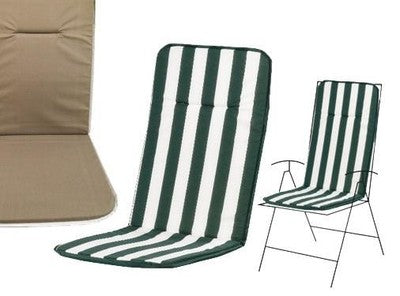 CUSCINI CUSCINO PER SEDIE POLTRONE ACTION ALTO CM. 116x48xH2,5 ARREDO GIARDINO