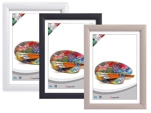 CORNICI CORNICE BOMBER IN VETRO MOLATO 2MM SUPPORTO MDF 4MM CM.35x50