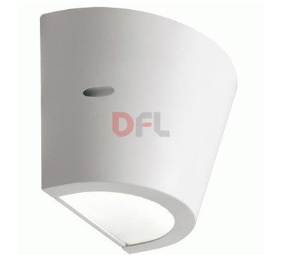 APPLIQUE LAMPADA PLAFONIERA UMBE TIPO CONICO CM.26X17X17 COLORE BIANCO