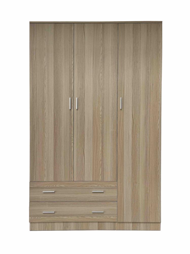 KIT ARMADIO SPACE 3 ANTE + 2 CASSETTI CM. 120X52X190H