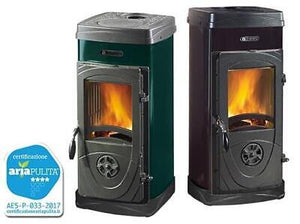 STUFA BRUCIATUTTO SUPER JUNIOR NORDICA Kw 5 DIMENSIONI CM. 36x42xH77