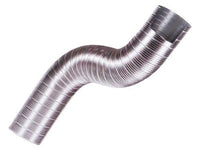 TUBO FLESSIBILE IN ALLUMINIO DIAMETRO CM.10 BIANCO