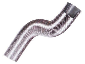 TUBO FLESSIBILE IN ALLUMINIO DIAMETRO CM.10 BIANCO