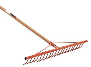 RASTRELLI RASTRELLO IN ACCIAIO PER FIENO CON MANICO CM.77 - H.140 GIARDINAGGIO