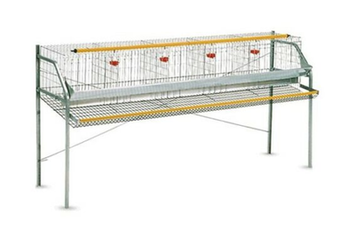 GABBIA GALLINE OVAIOLE 1 PIANO CM. 207x61x100H