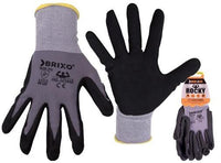 12 PA GUANTI BRIXO ROCKY NYLON-SPANDEX/NITRILE ANTINFORTUNISTICA LAVORO