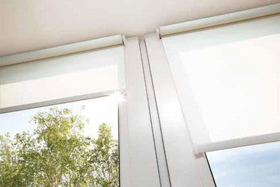 TENDE TENDA A RULLO OMBREGGIANTE OSCURANTE COLORE BIANCO VARIE MISURE