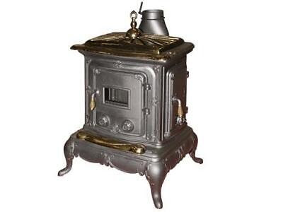 STUFE STUFA A LEGNA IN GHISA PARLOR BIG POTENZA TERMICA 6KW - CM.L63xP55xH91