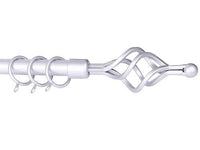 SCORRITENDA BRIXO ETRURIA SILVERAL SPIRAL BASTONE PER TENDE ARREDO CASA