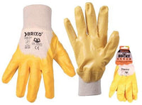 12 PZ GUANTI BRIXO ROCKY PALMO NBR LEGGERO PROTEZIONE SICUREZZA LAVORO