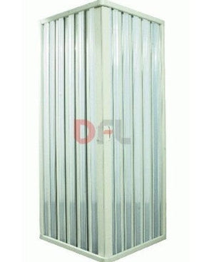 BOX DOCCIA A DUE PORTE PVC BIANCO CM. 80x80 - H 185 ARREDO BAGNO