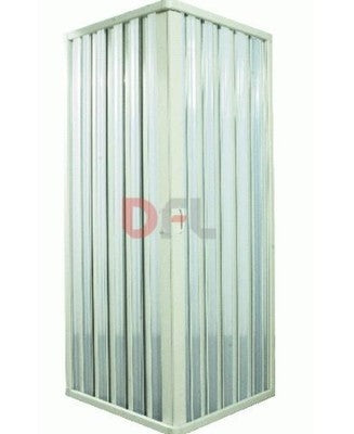 BOX DOCCIA A DUE PORTE PVC BIANCO CM. 80x80 - H 185 ARREDO BAGNO