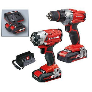 SET UTENSILI A BATTERIA TE-TK 18 (CD+CI) AVVITATORE IMPULSI + TRAPANO