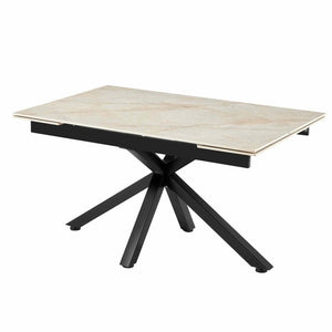 TAVOLO ALLUNGABILE STARSTORE CM. 140/200X90X76H TOP IN PIETRA CERAMICA