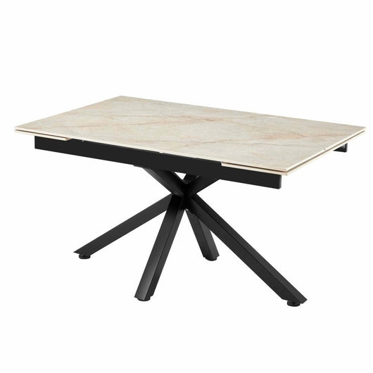 TAVOLO ALLUNGABILE STARSTORE CM. 140/200X90X76H TOP IN PIETRA CERAMICA